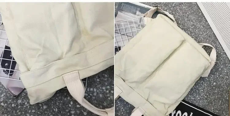 High Capacity Solid Color Backpack for Women & Teens | Travel & School Bag