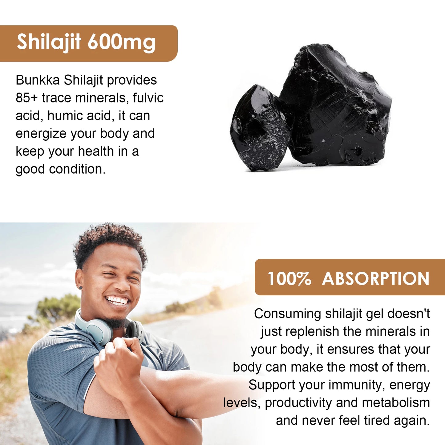 Pure Himalayan Shilajit Resin | Supports Immune & Mood Health