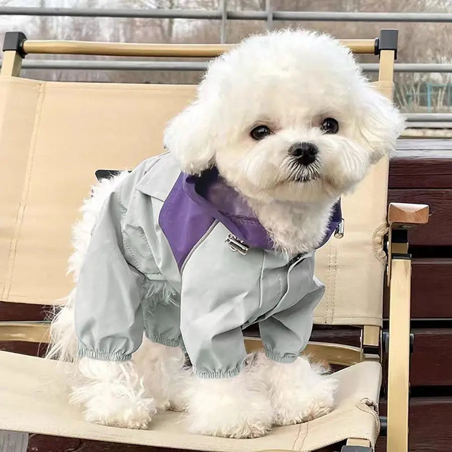 Waterproof Pet Raincoat for Dogs & Cats | Windproof Work Jacket