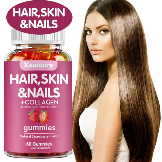 Hair, Skin & Nails Gummies | Biotin Supplements for Wellness