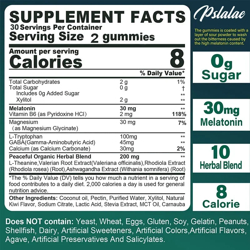 Melatonin Gummies for Sleep Health | Relieve Stress & Improve Quality