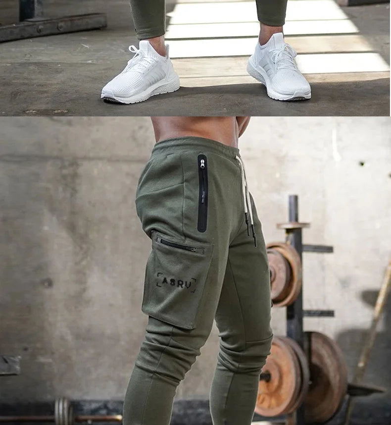 Men's Multi-Pocket Workout Training Pants | Stylish Jogging Sweatpants