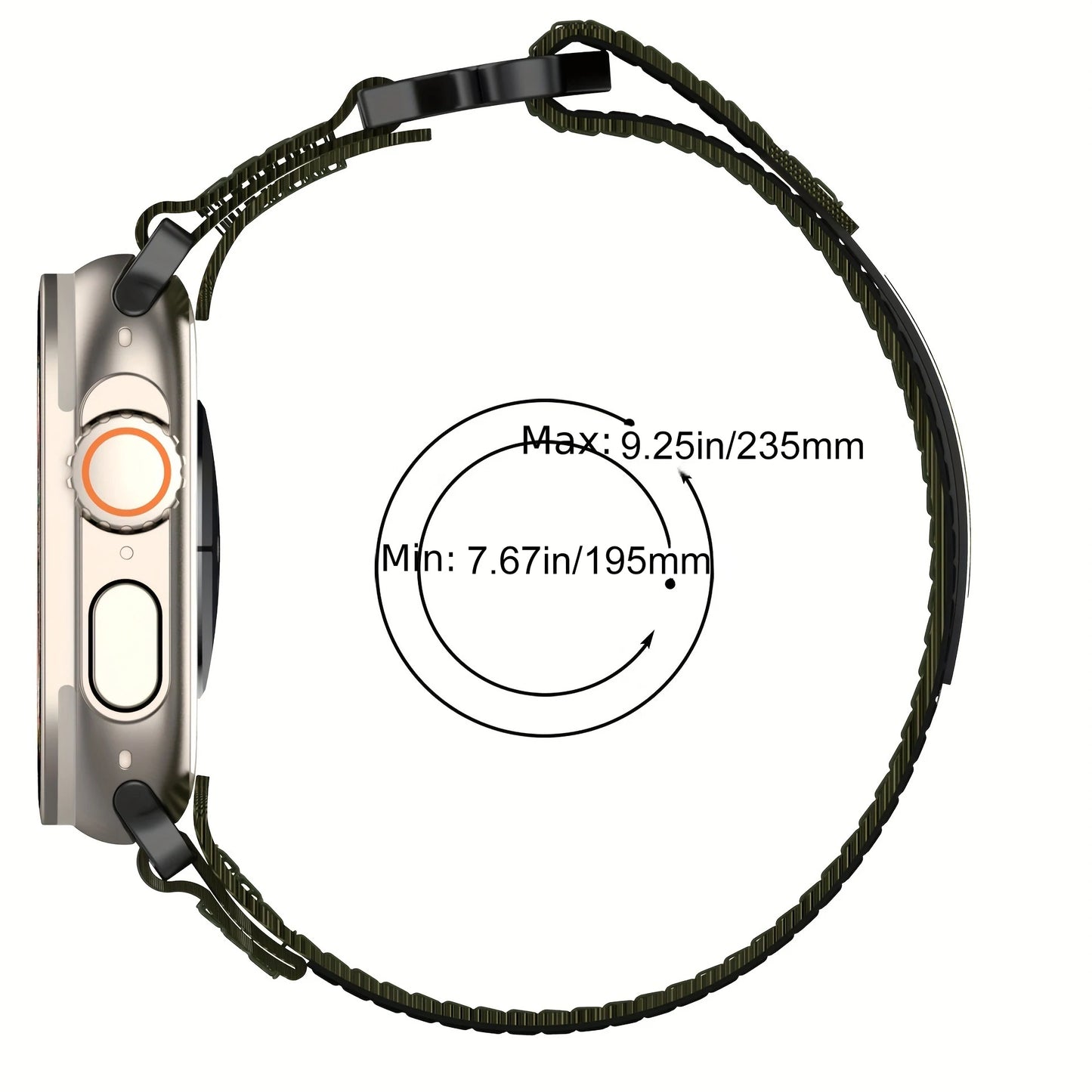 Lightweight Nylon Sport Strap for Smartwatch | Adjustable Comfort