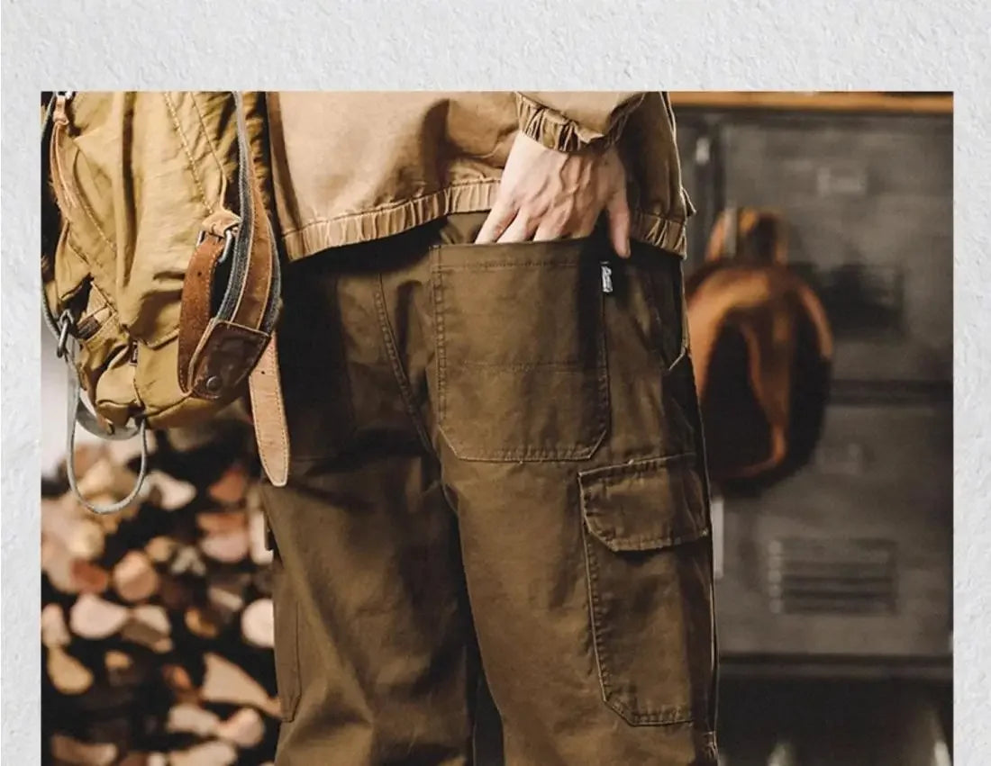 Men's Loose Straight Casual Trousers | Comfortable Outdoor Pants