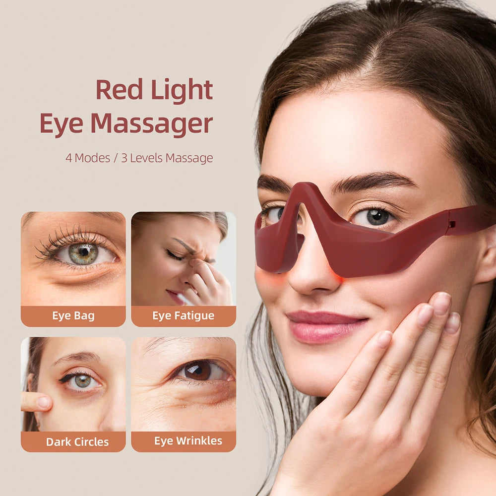 Eye Fatigue Relief Massager Glasses | Soothing Under-Eye Treatment