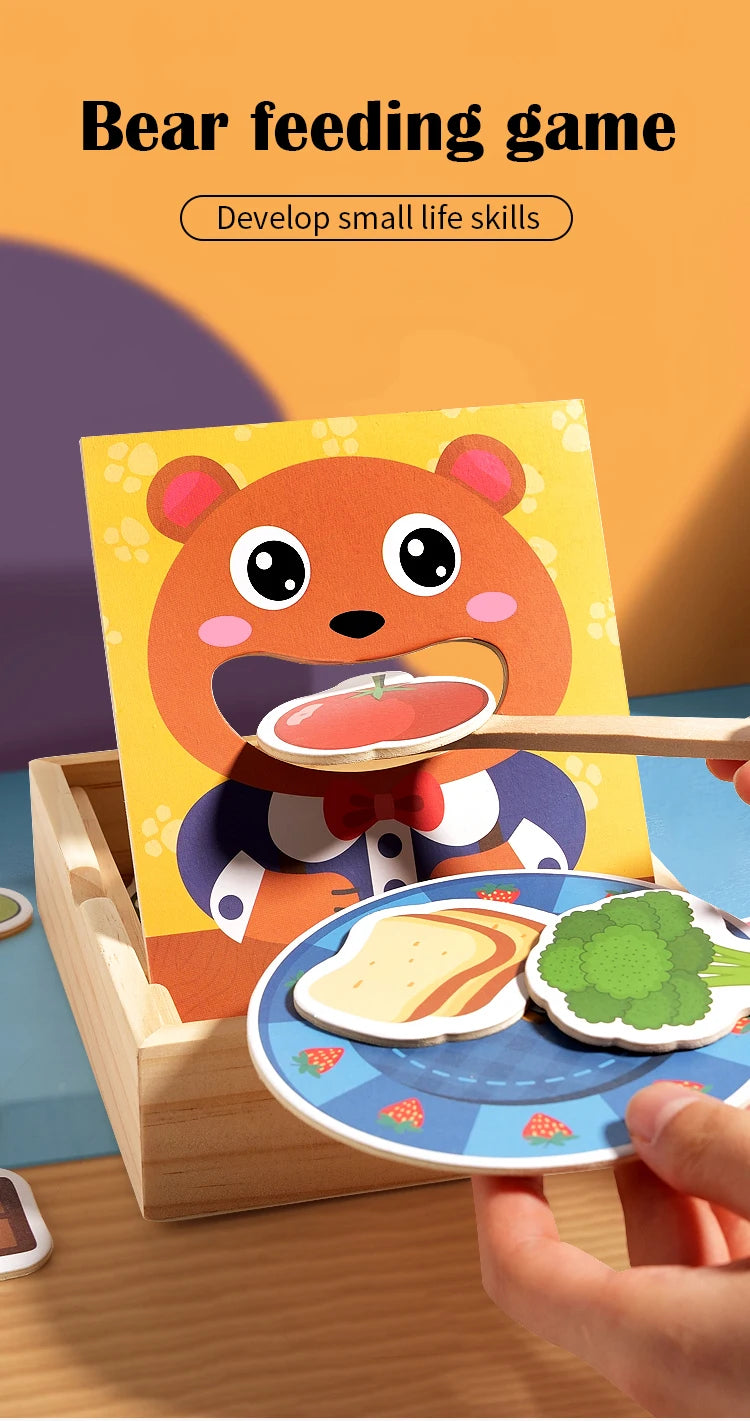 Parent-Child Teddy Bear Feeding Game | Fun Educational Toy