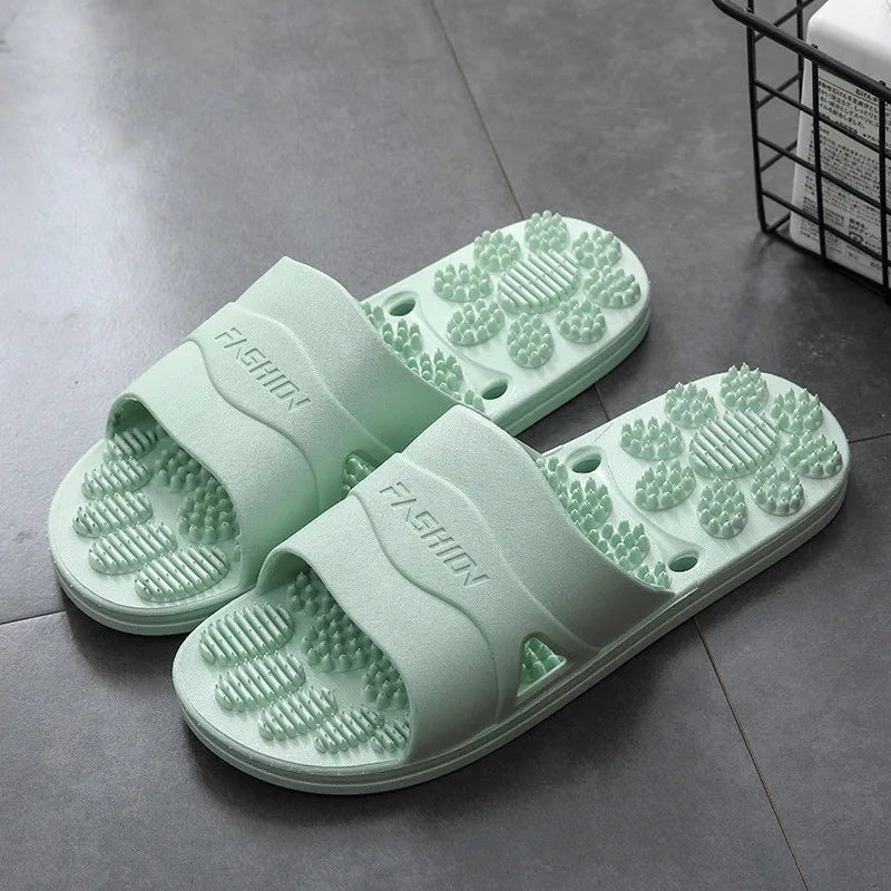 Women & Men Massage Slippers | Soft Non-Slip Indoor Slides