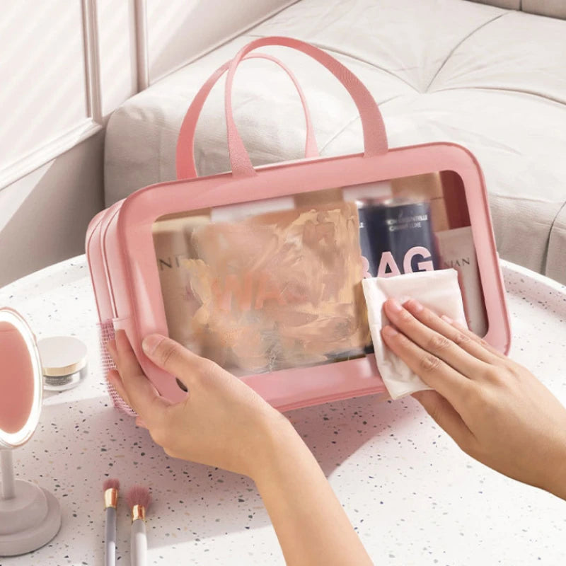 Large Waterproof Toiletry Bag | Portable Skincare Organizer