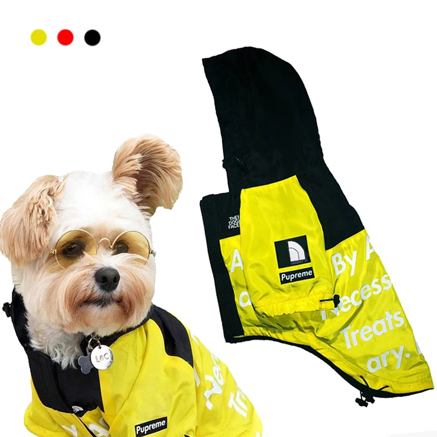 Chubasquero Impermeable para Perros | Chaqueta Exterior Reflectoras con Capucha