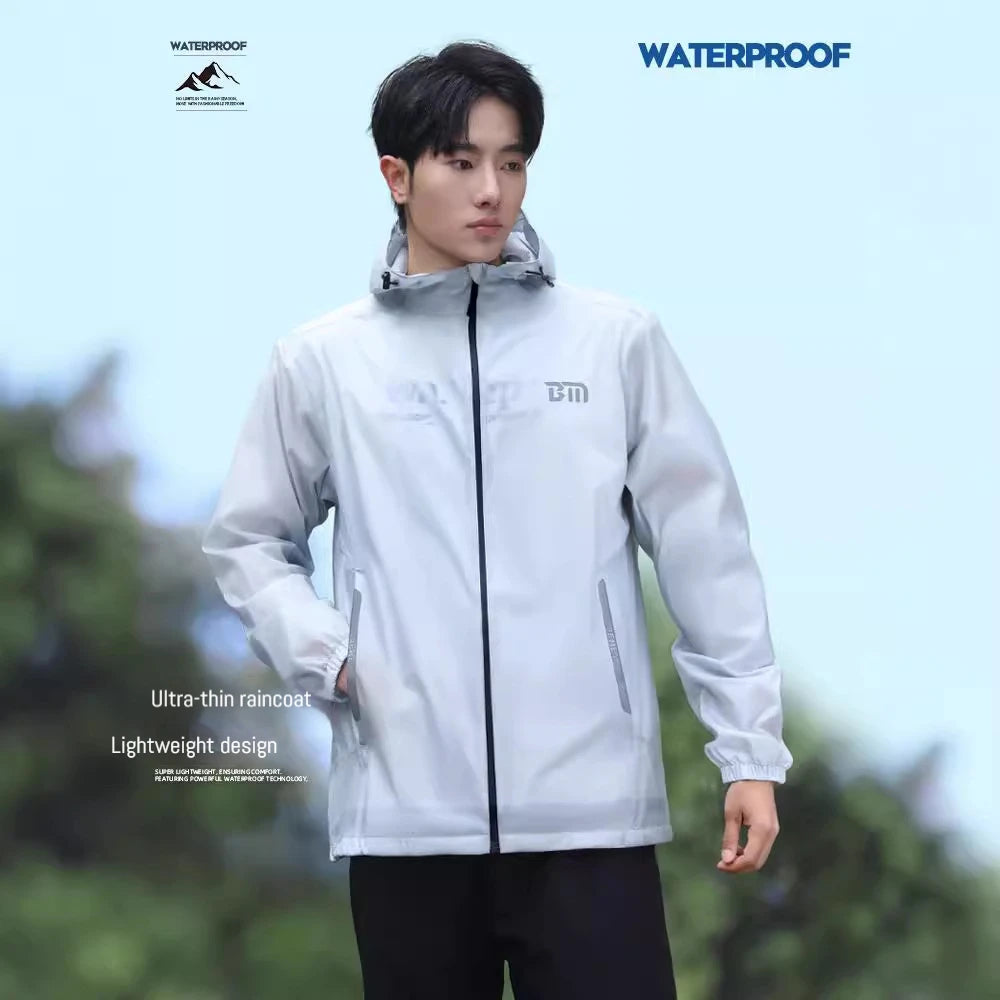 Lightweight Men's Motorcycle Raincoat | Outdoor Storm Protection