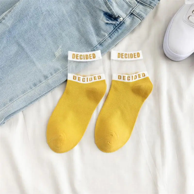 Cute Patterned Cotton Crew Socks for Women | Fun & Stylish Designs
