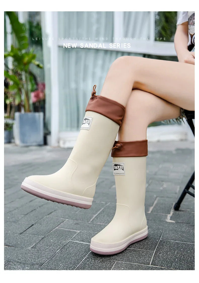Waterproof Rubber Boots for Men and Women | Couples Rain Shoes