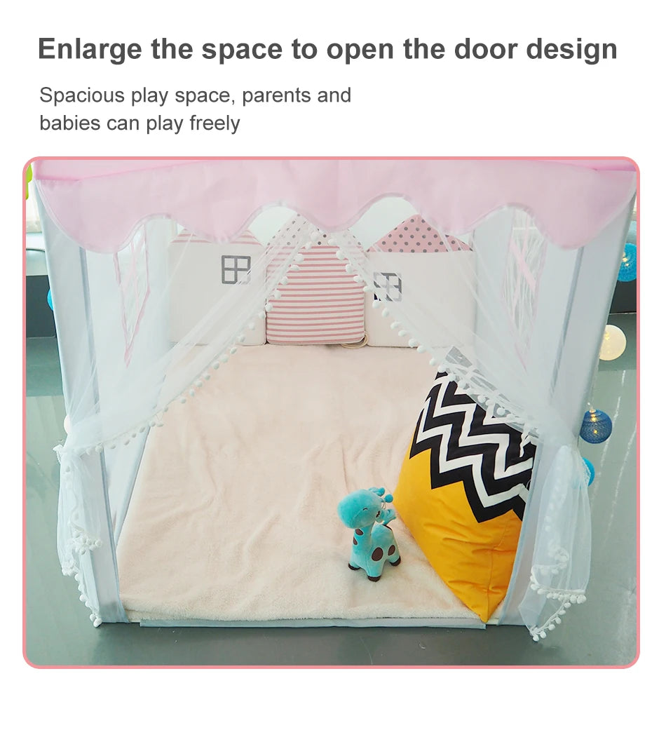 Large Children Toy Tent | Fun Folding Kids Wigwam Playhouse