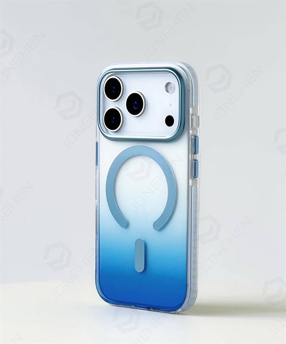Luxury Gradient Magnetic Shockproof Case for iPhone 14-17 Pro Max