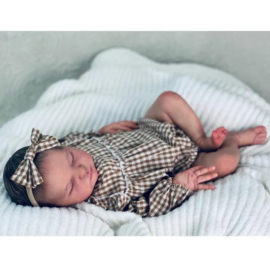 19-Inch Reborn Baby Doll with Realistic Skin and Veins