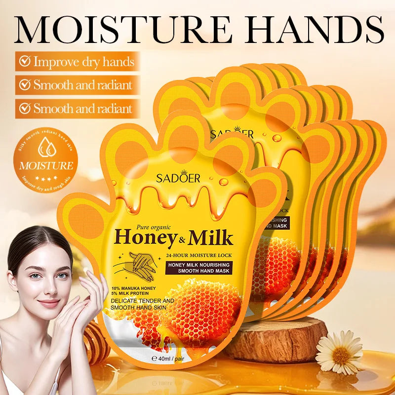 5 Pairs Moisturizing Hand Care Gloves | Nourish and Smooth Skin