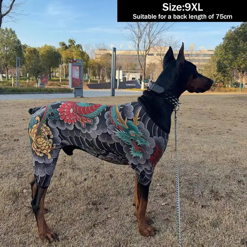 Breathable Pet Tattoo Vest | Trendy Dog & Cat T-Shirt for All Seasons