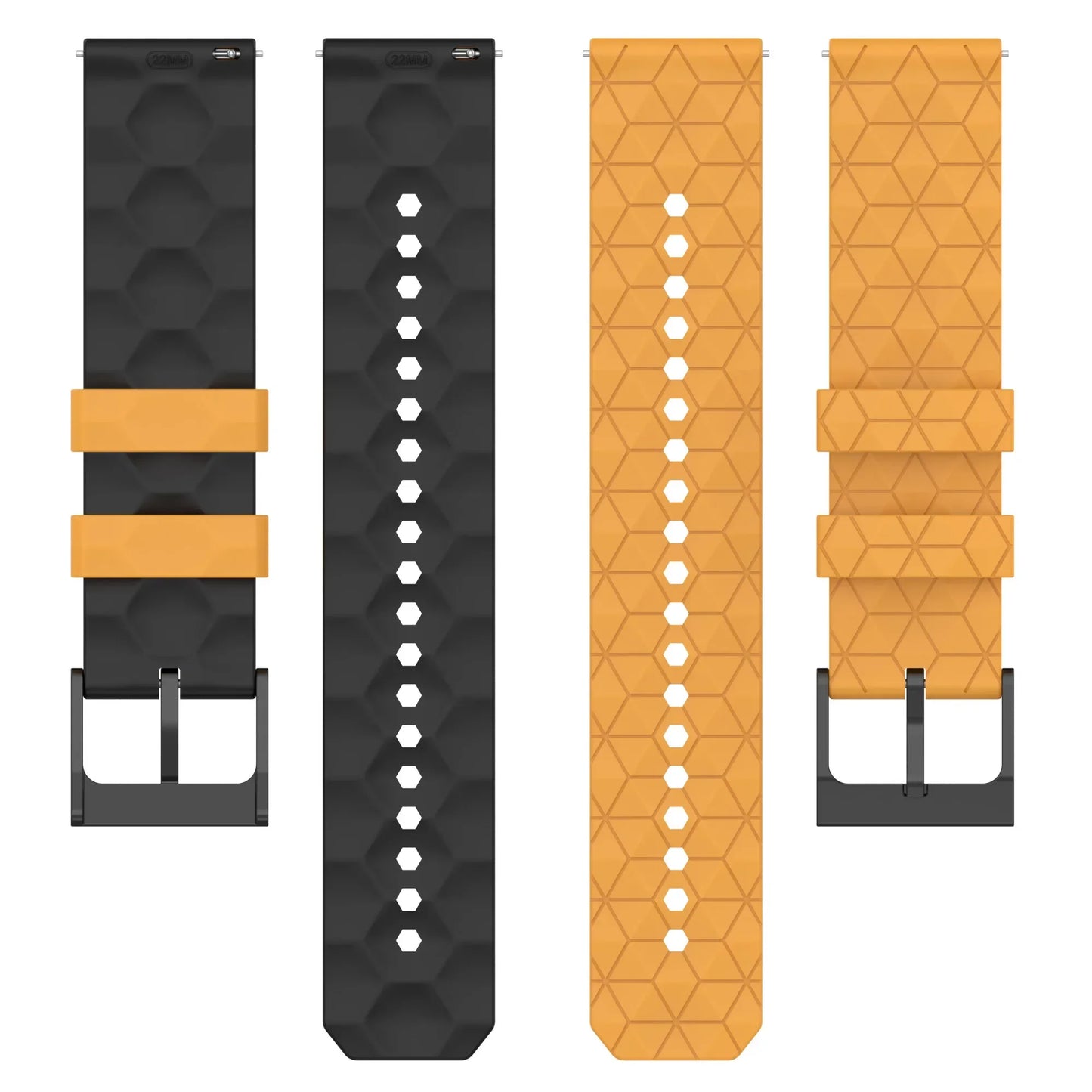 20mm 22mm Silicone Watch Strap for Galaxy & Huawei Watches