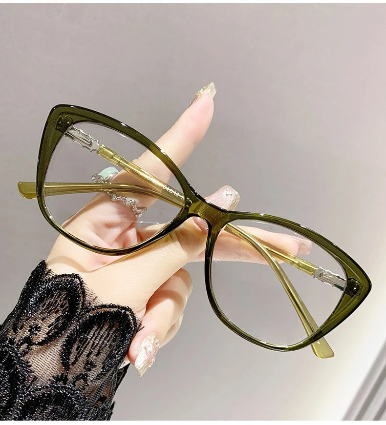 High Definition Anti Blue Light Cat Eye Glasses | Stylish Eye Protection