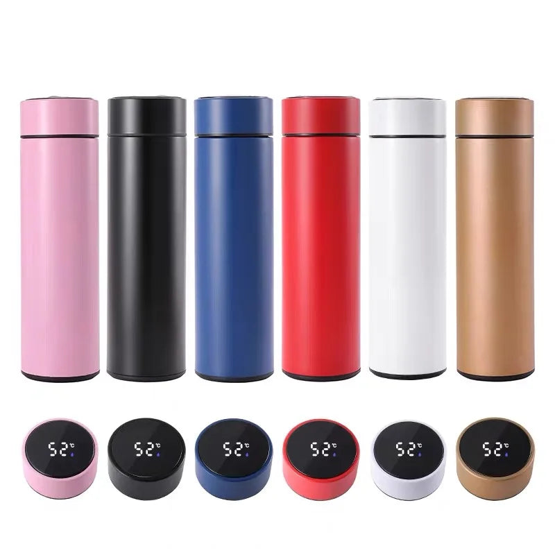 500ML Smart Insulated Water Bottle with Temperature Display