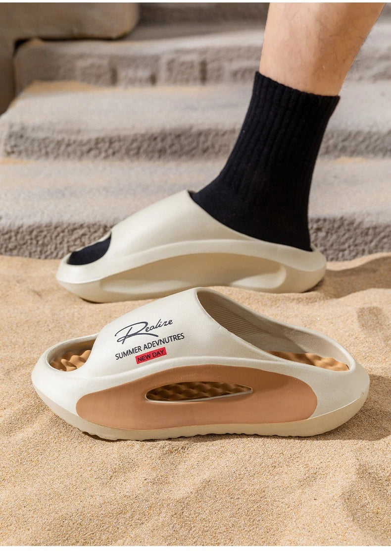 Unisex Soft EVA Anti-Slip Leisure Slippers for Indoor & Outdoor