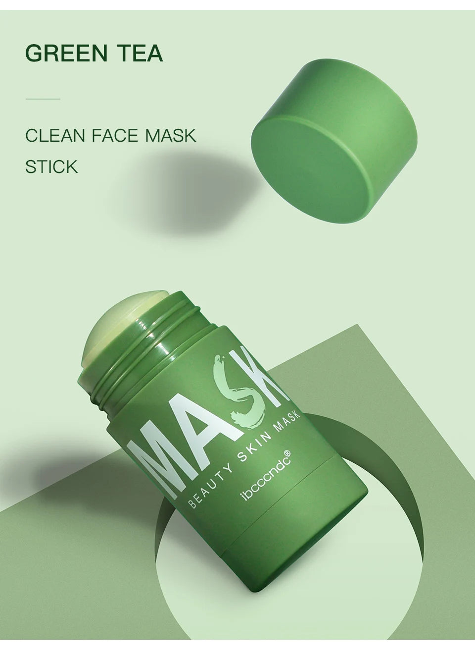Green Tea Cleansing Stick Mask | Deep Pore Cleanser & Moisturizer