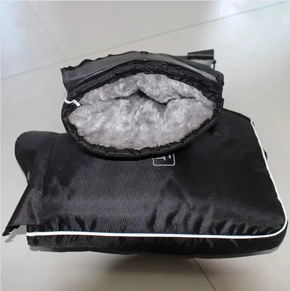 Motorcycle Handlebar Muff Winter Warm Gloves Waterproof Scooter Handle Bar Cover Thermal Hand Warmer Riding Protection