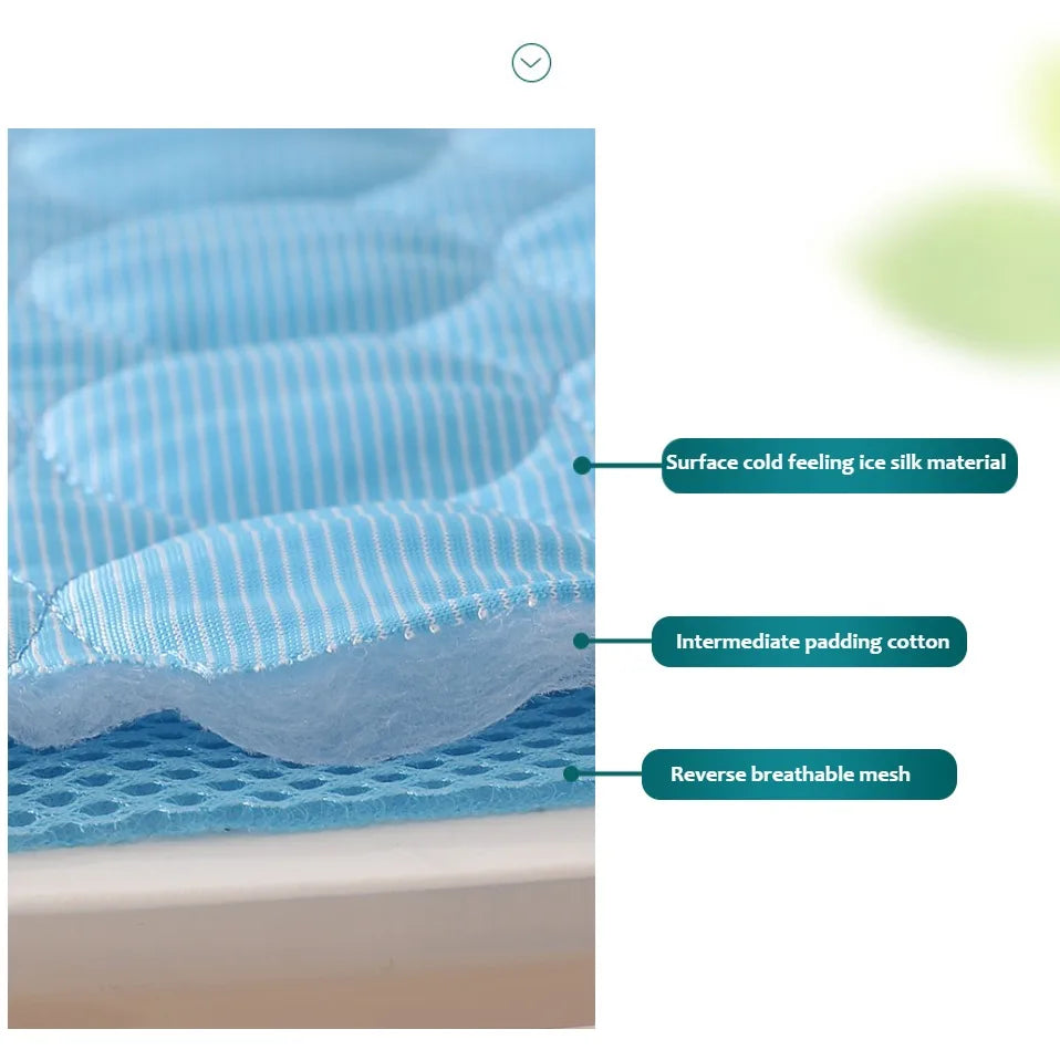Dog Cooling Mat for All Breeds | Summer Pet Cold Bed