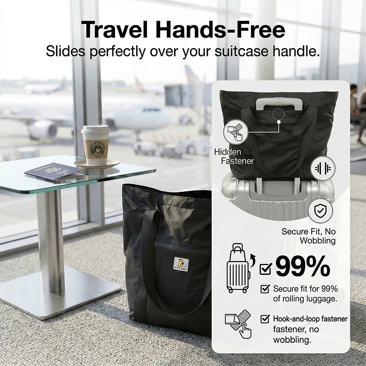 Foldable Travel Bag | Multifunctional Tote for Fitness & Swim