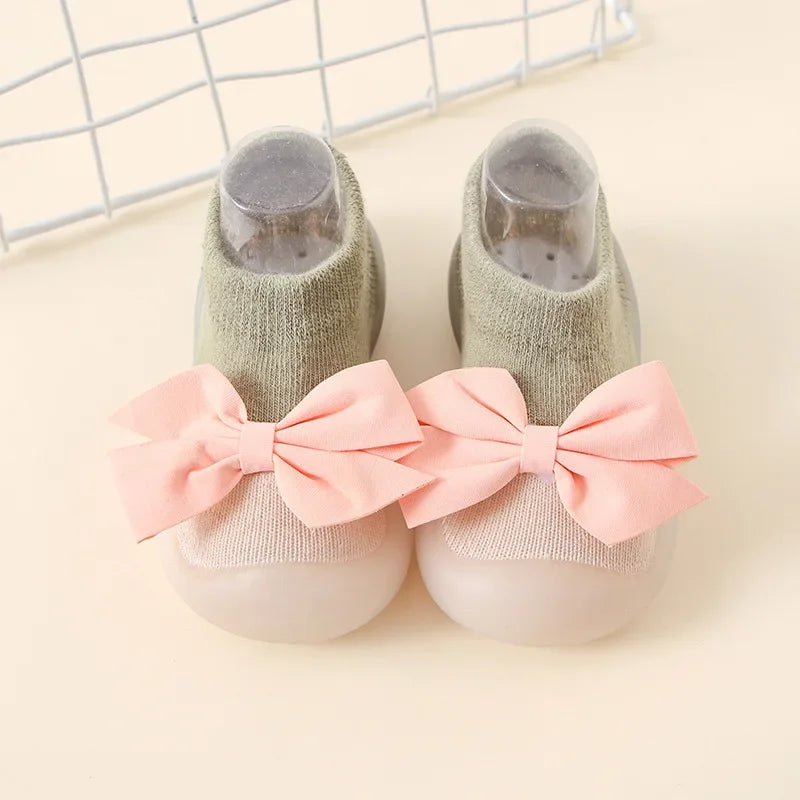 Cute Cartoon Baby Socks Shoes | Soft Rubber Sole for First Walkers