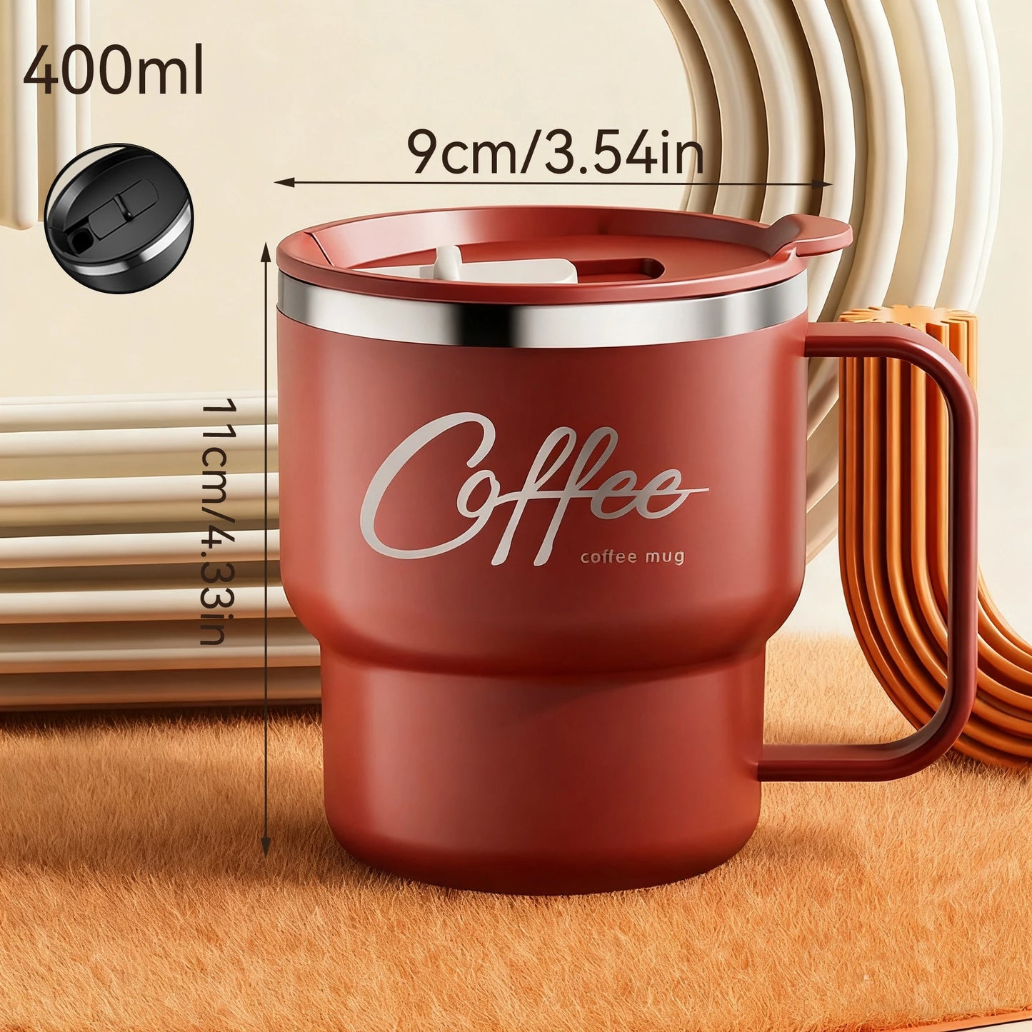 Double Layer Stainless Steel Coffee Mug | Insulated Drinkware