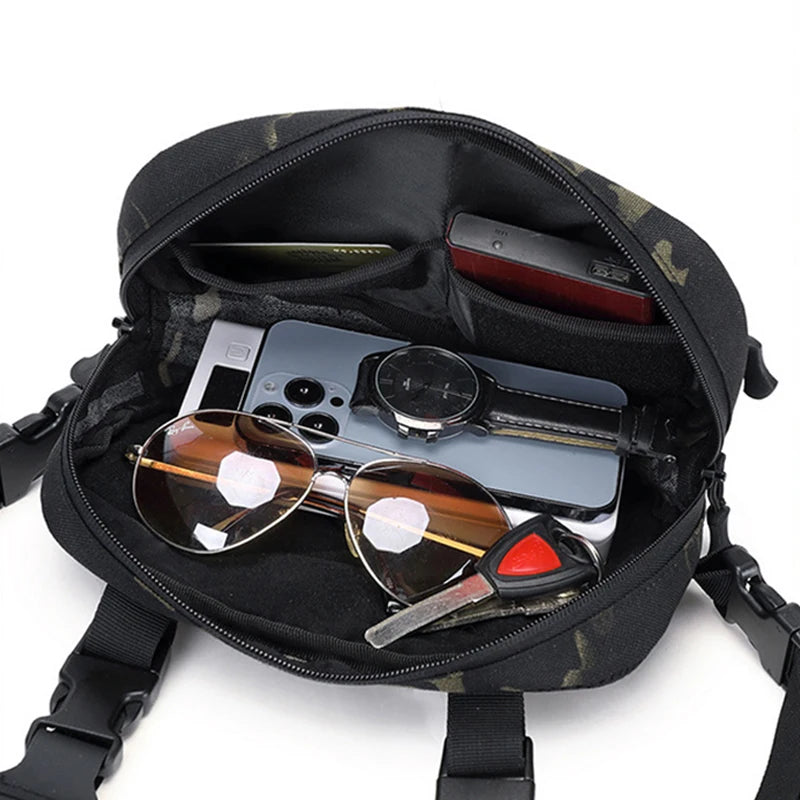 Men's Tactical Fishing Vest Backpack | Waterproof Molle Fanny Pack