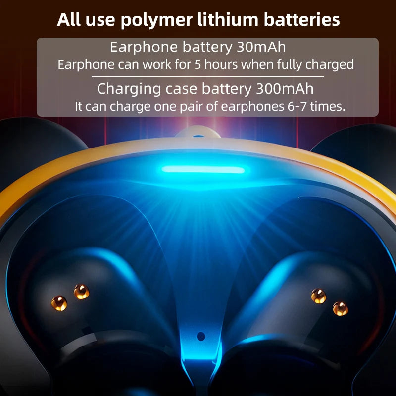 Wireless Bluetooth Headphones with ANC & Charging Case