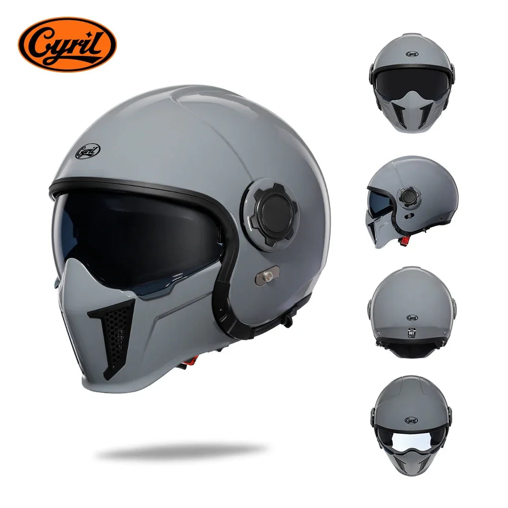 Lightweight Convertible Full Face Helmet for Electric Scooters