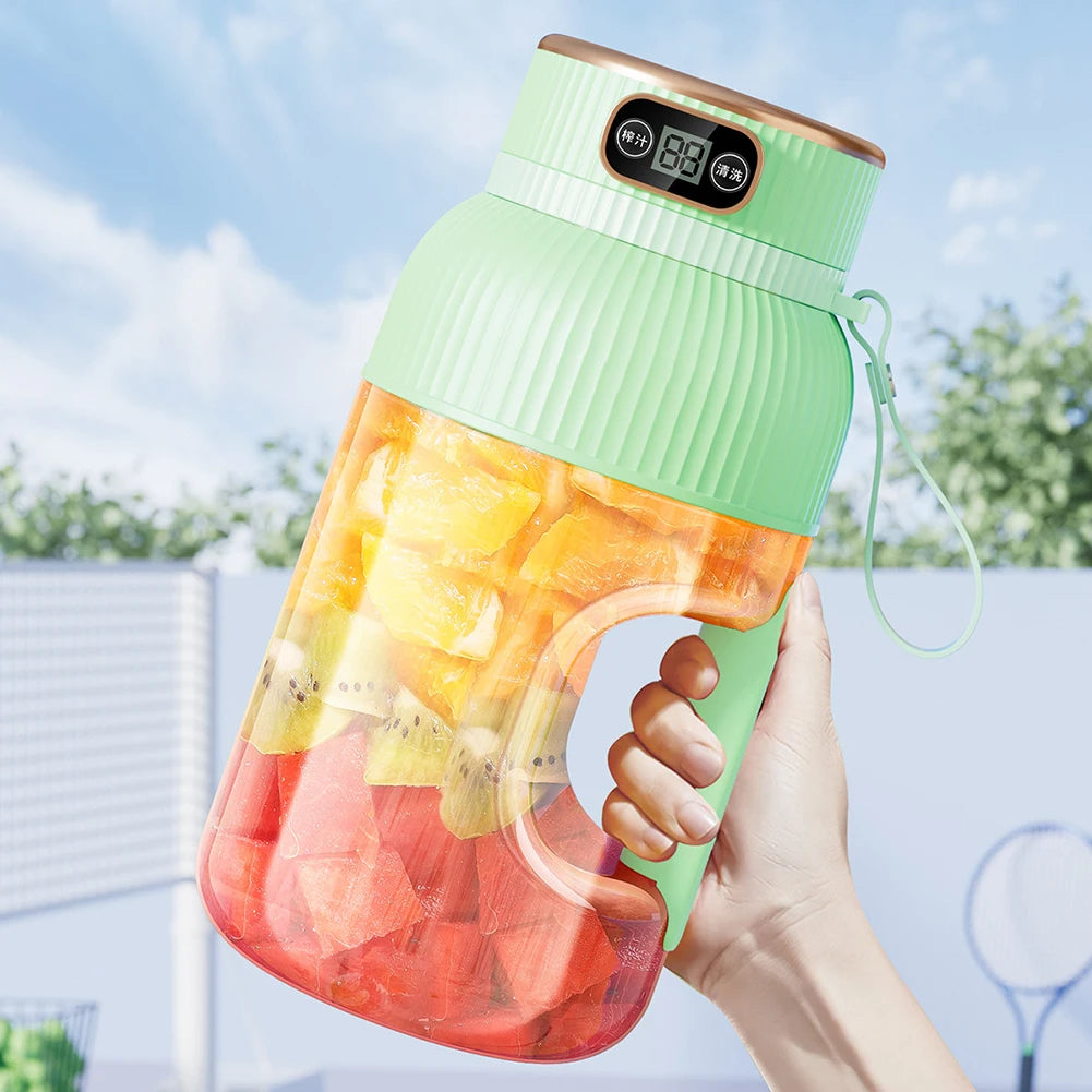 Portable Electric Fruit Juicer Cup | Large Capacity Smoothie Maker