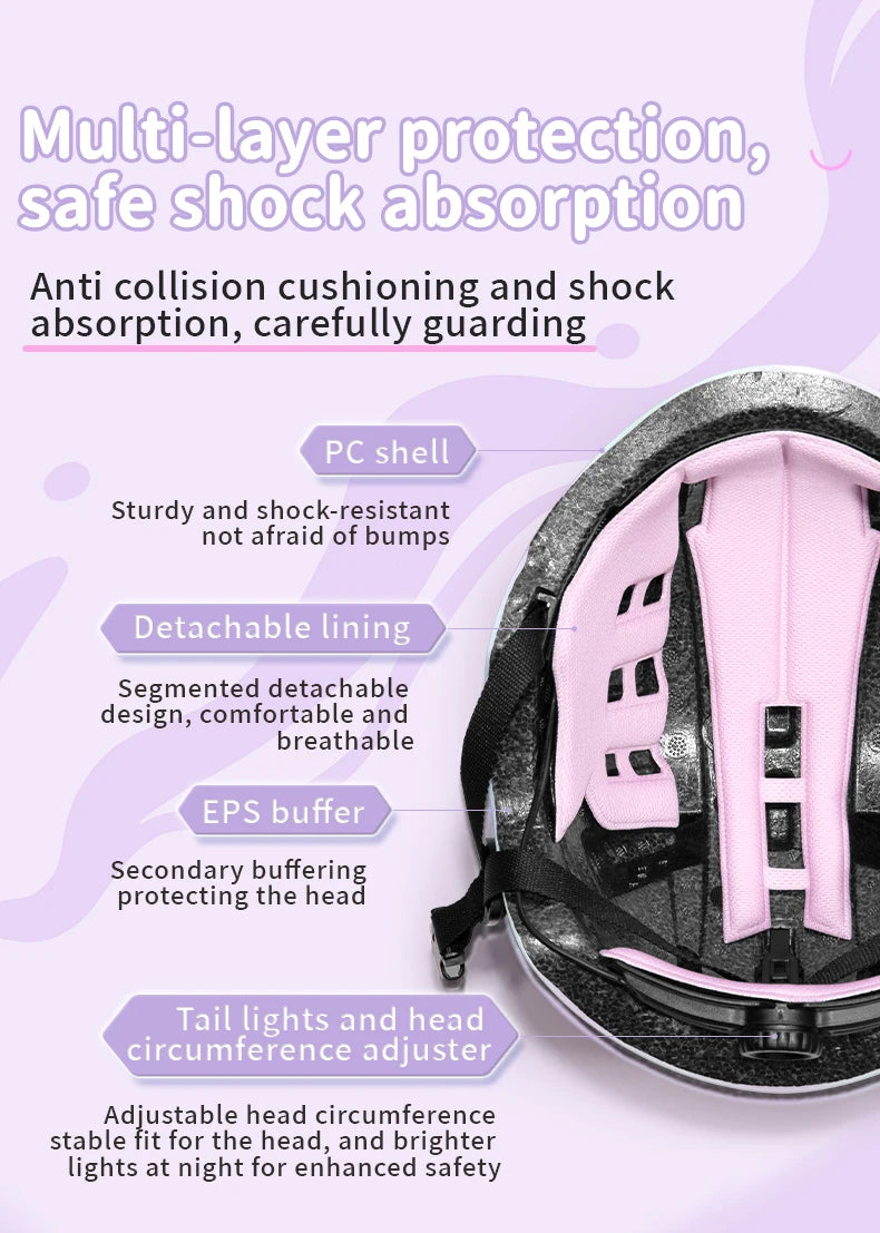 Children's 3D Shockproof Bicycle Helmet | Safe & Comfortable Fit