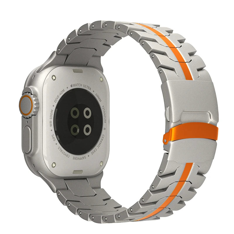 Titanium Color Metal Strap for Apple Watch | Premium Quality Band