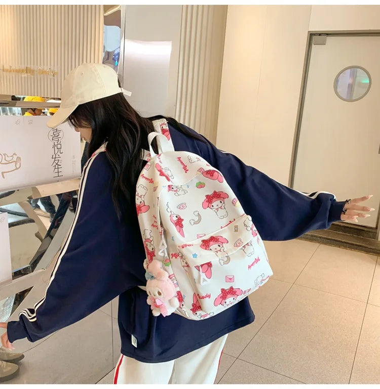 Kawaii Anime Girl Backpack | Large Capacity Student Bag