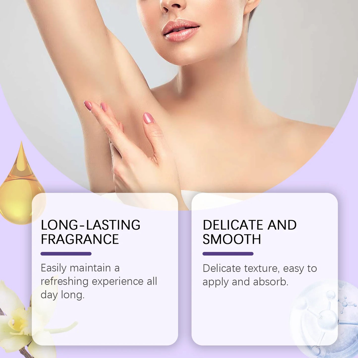 Whole Body Deodorant Cream | Lasting Odor Protection & Refreshing Aroma