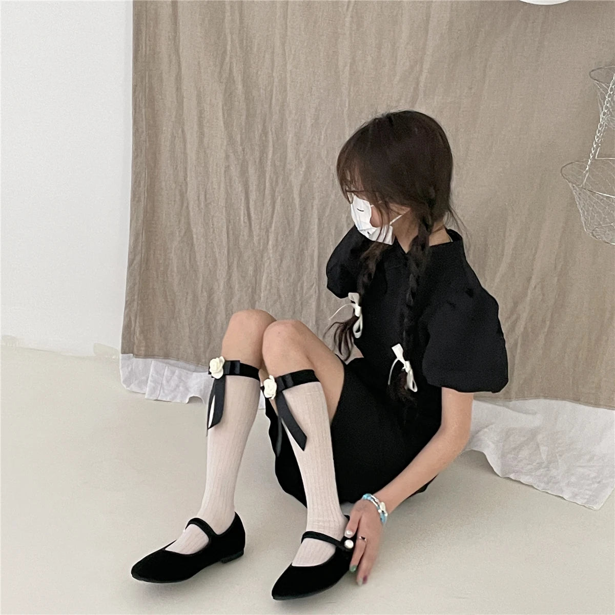 Stylish Women's Knee High Socks | Floral Pattern Accessories