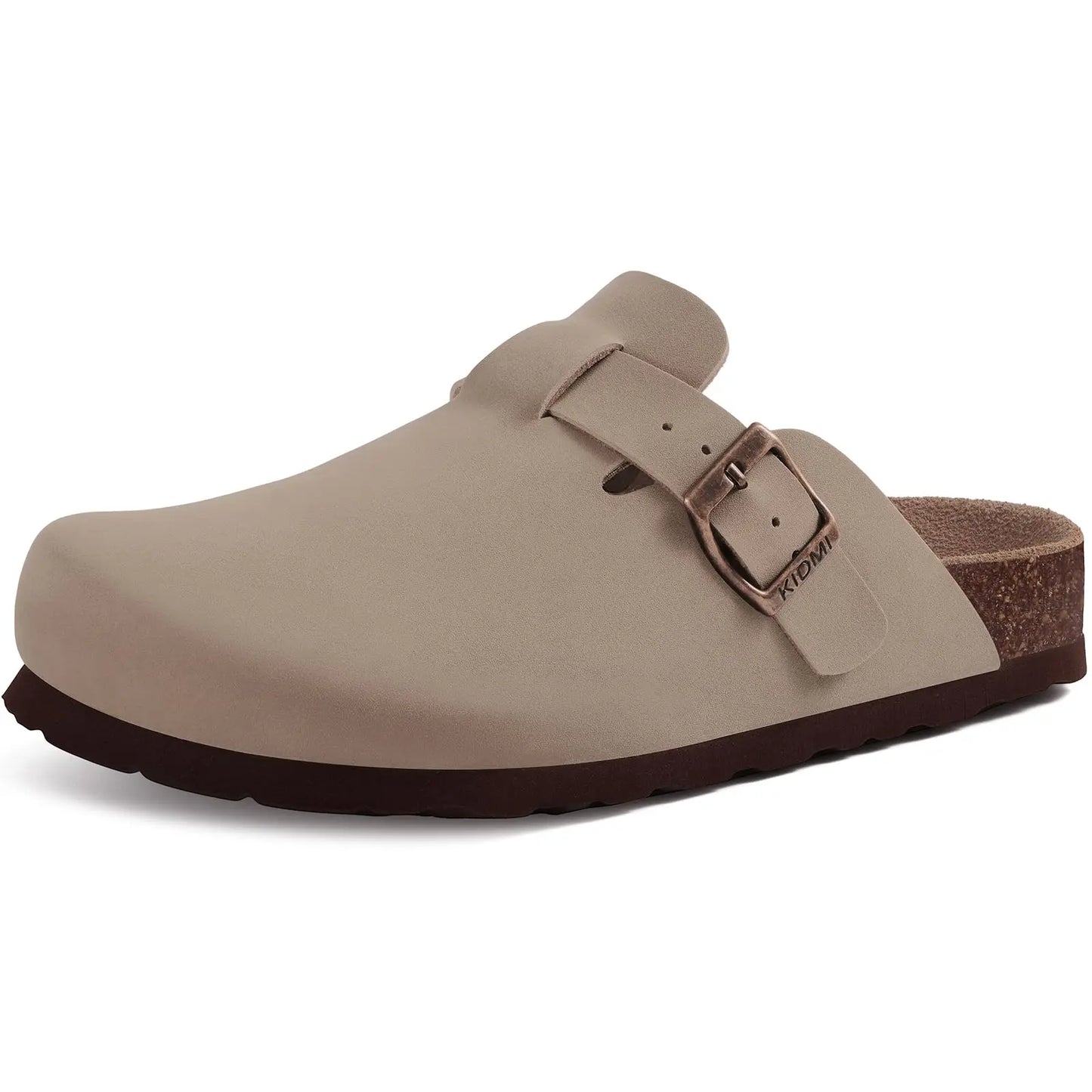 Shevalues Suede Clogs For Women Men Summer Cork Mules Soft Footbed Sandals With Arch Support  New Leisure Fashion Genuine Clogs