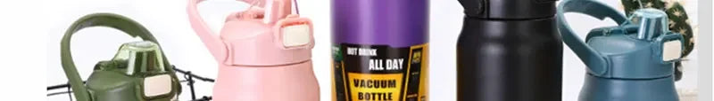 Large Capacity Insulated Stainless Steel Thermo Bottle | Portable Mug