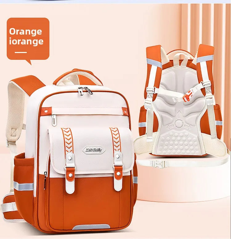 Waterproof Boys Spine Protection Schoolbag | Large Capacity Kids Bag