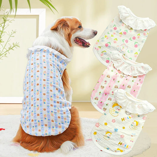 Bonito chaleco refrescante para perros medianos y grandes | Ropa de verano para mascotas