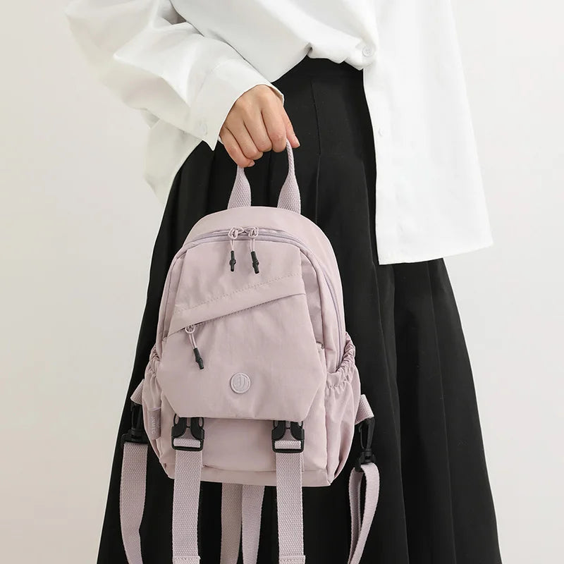 Unisex Lightweight School Backpack | Water-Resistant Nylon Bag