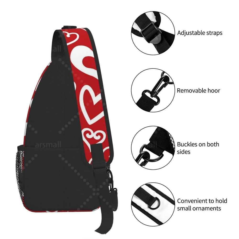 Lightweight Crossbody Sling Bag for Travel & Outdoor Activities