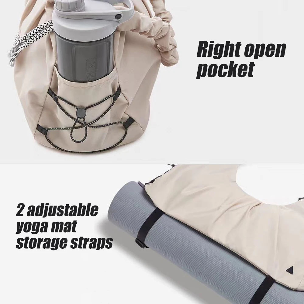 Versatile Yoga Duffel Bag | Gym Bag with Shoe Compartment & Wet Pocket