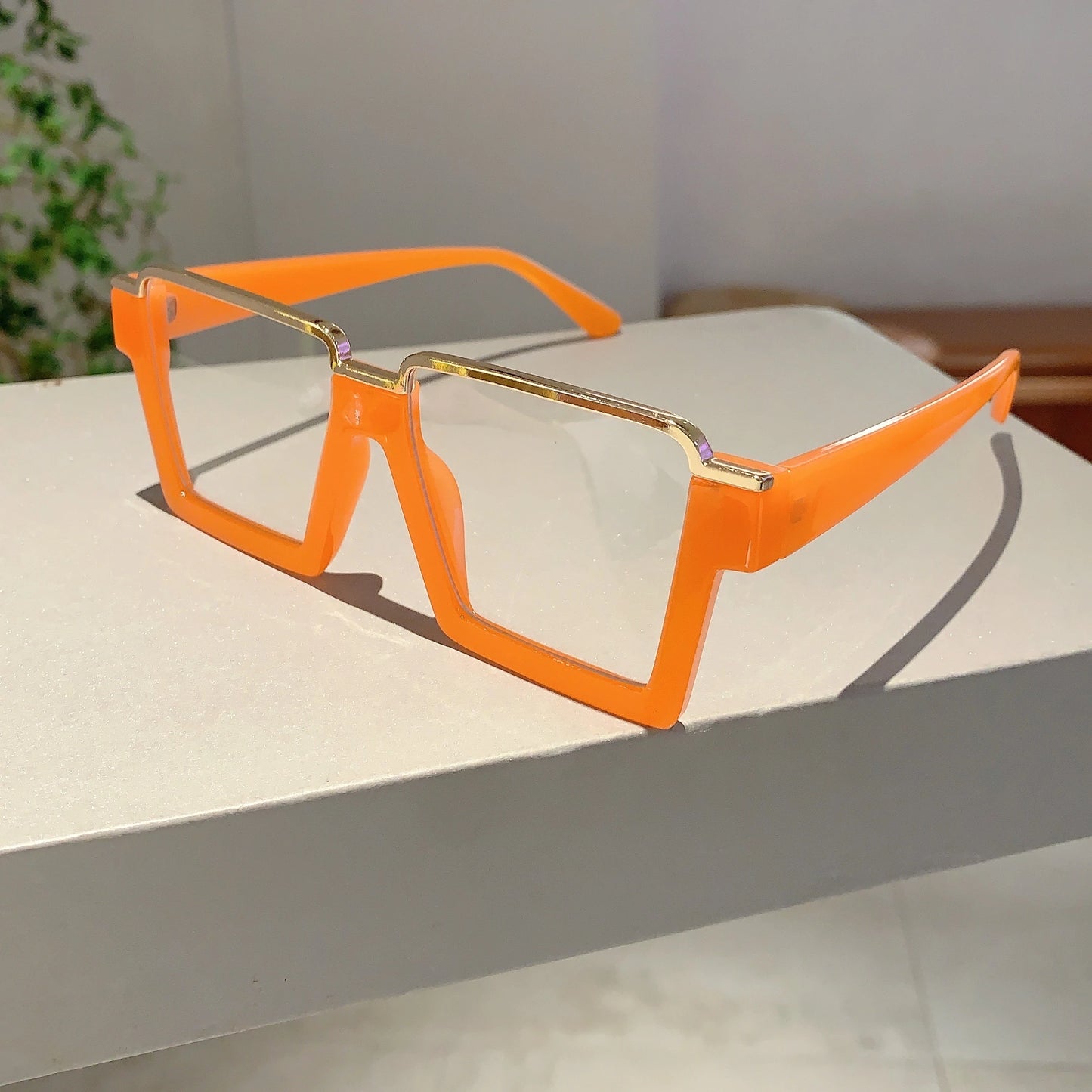 Chic Oversized Blue Light Blocking Glasses | Fashionable Protection