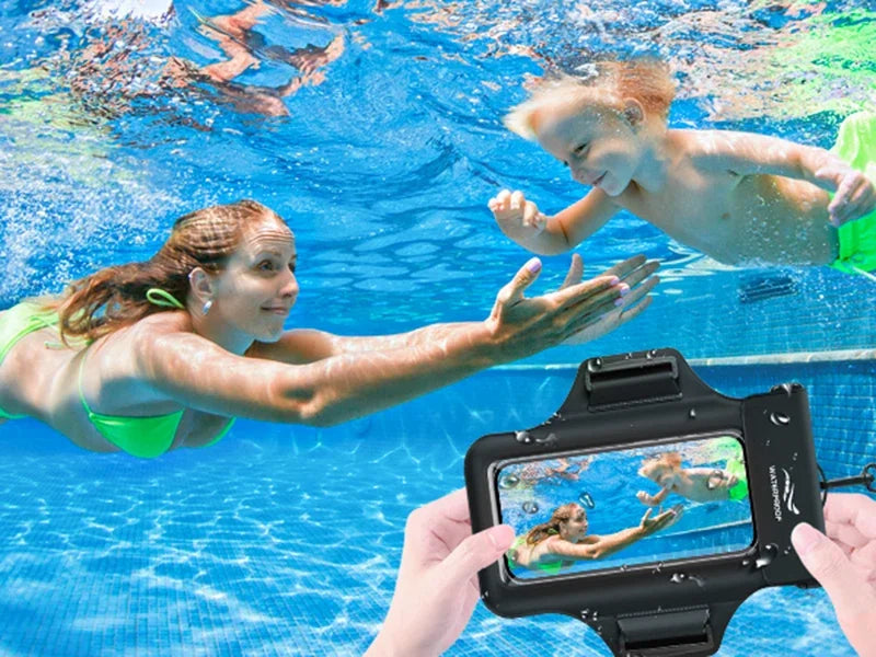 Waterproof Phone Pouch with Armband | Perfect for Swimming & Diving