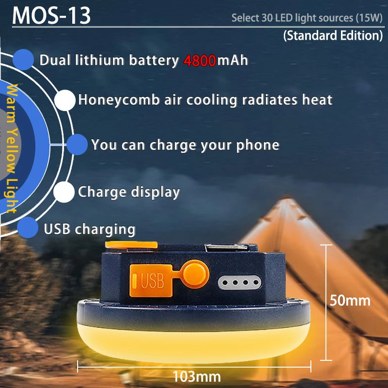 Portable Rechargeable Lantern | Perfect for Camping & Emergencies